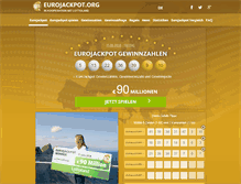 Tablet Screenshot of eurojackpot.org